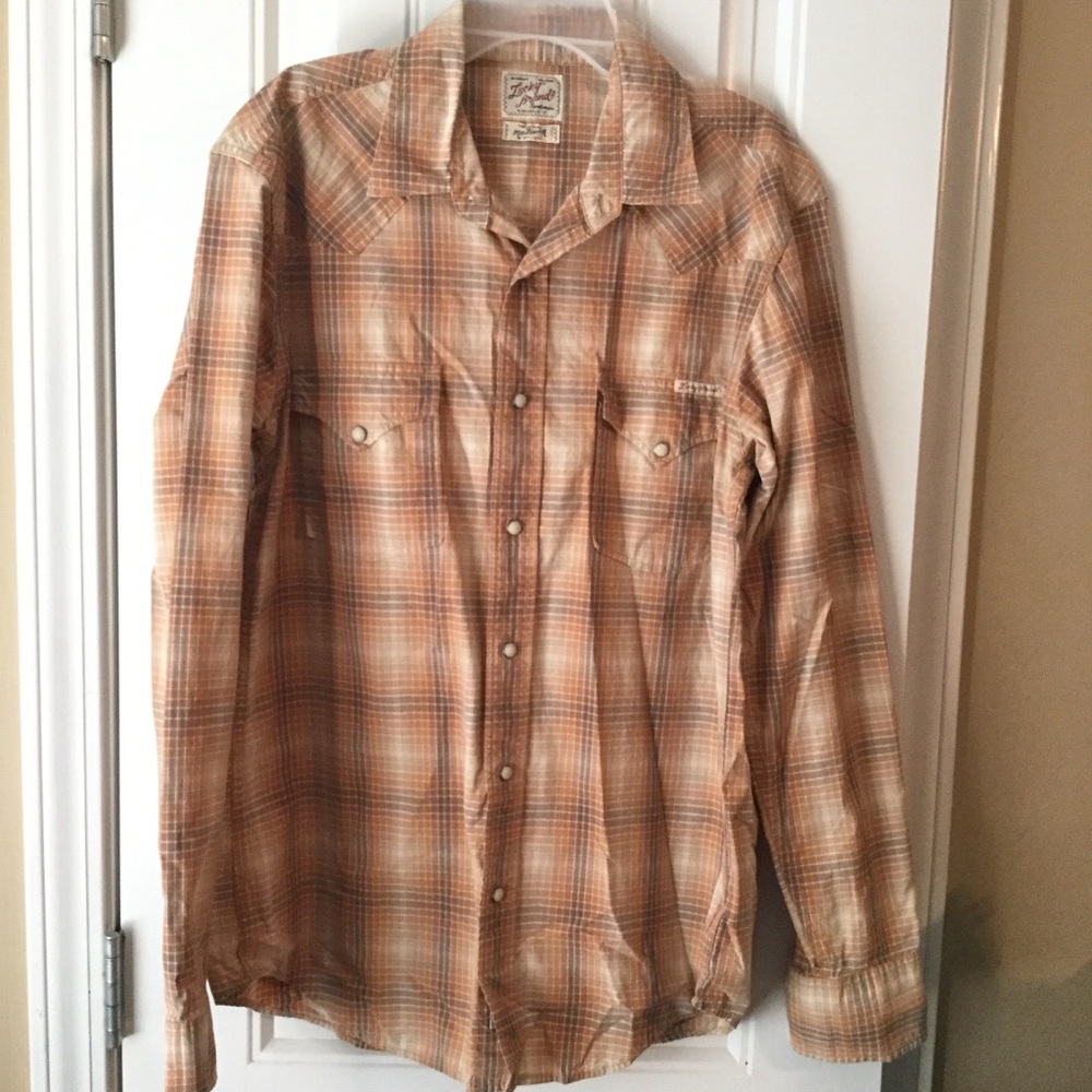 Lucky Brand Distinctive Western top, size Medium